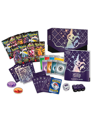 Pokemon TCG Scarlet & Violet: Paldean Fates - Elite Trainer Box Mimikyu En Ingles