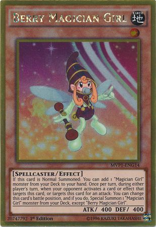 Berry Magician Girl - MVP1-ENG14 - Gold Rare 1