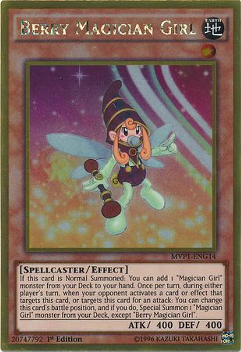 Berry Magician Girl - MVP1-ENG14 - Gold Rare