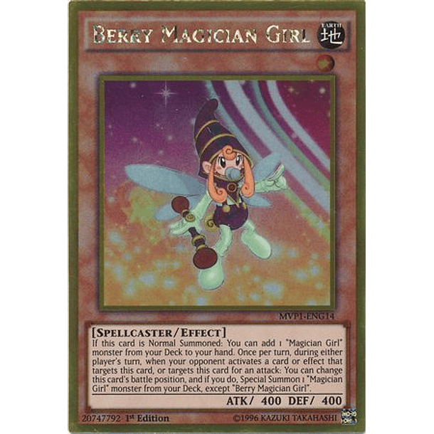 Berry Magician Girl - MVP1-ENG14 - Gold Rare
