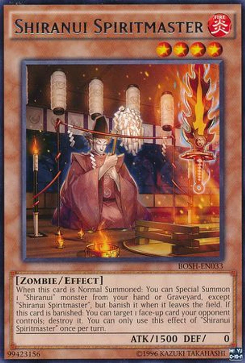 Shiranui Spiritmaster - BOSH-EN033 - Rare 