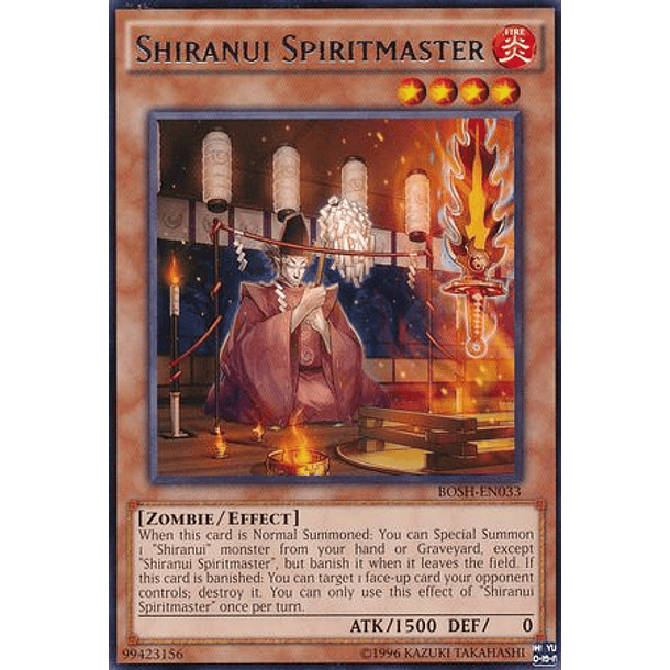 Shiranui Spiritmaster - BOSH-EN033 - Rare 