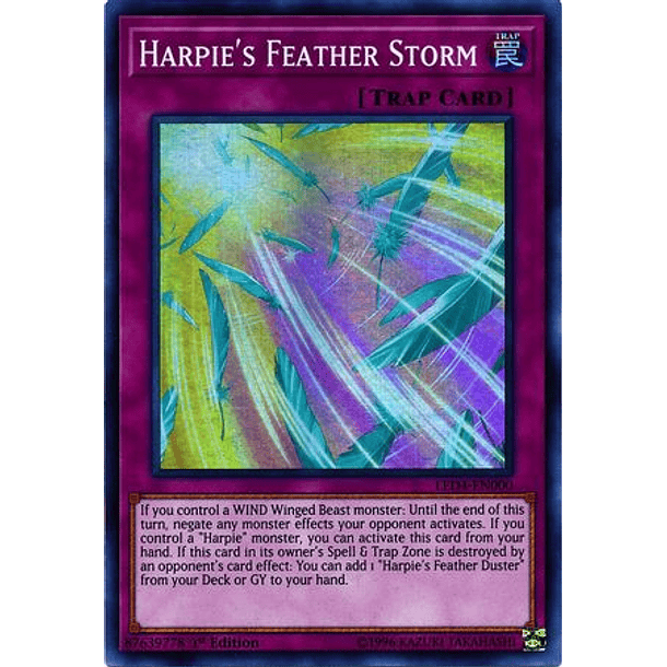Harpie's Feather Storm - LED4-EN000 - Super Rare