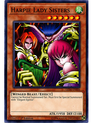Harpie Lady Sisters - LED4-EN006 - Common