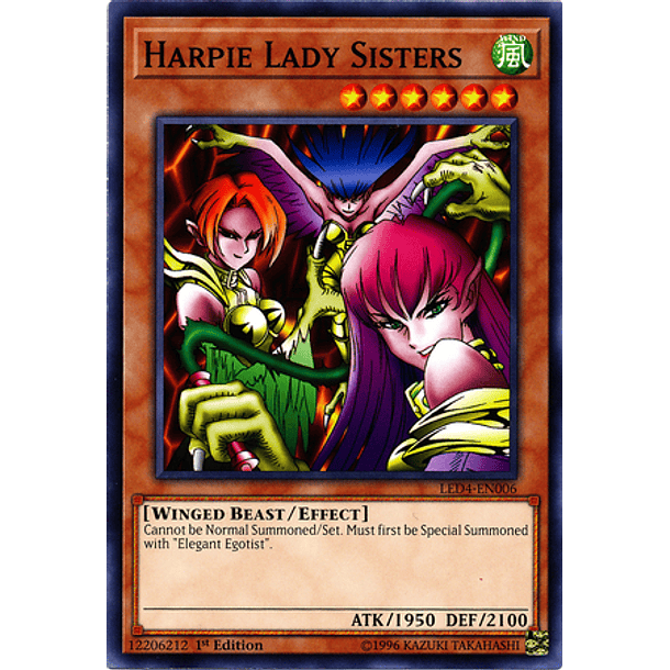 Harpie Lady Sisters - LED4-EN006 - Common