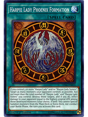Harpie Lady Phoenix Formation - LED4-EN010 - Common