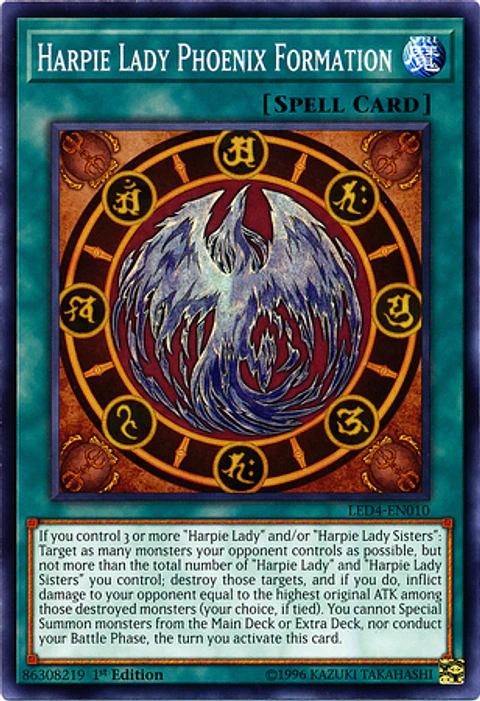 Harpie Lady Phoenix Formation - LED4-EN010 - Common
