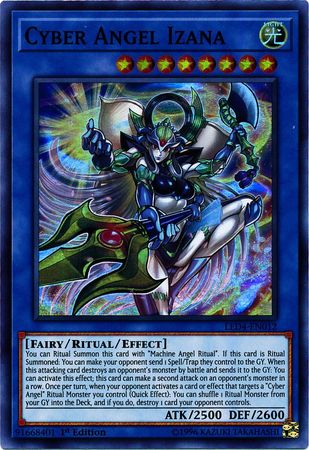 Cyber Angel Izana - LED4-EN012 - Super Rare 1