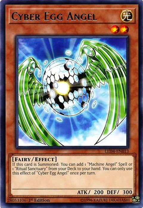 Cyber Egg Angel - LED4-EN013 - Rare
