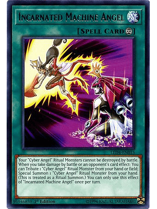 Incarnated Machine Angel - LED4-EN015 - Rare 