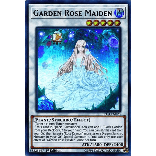 Garden Rose Maiden - LED4-EN023 - Ultra Rare 