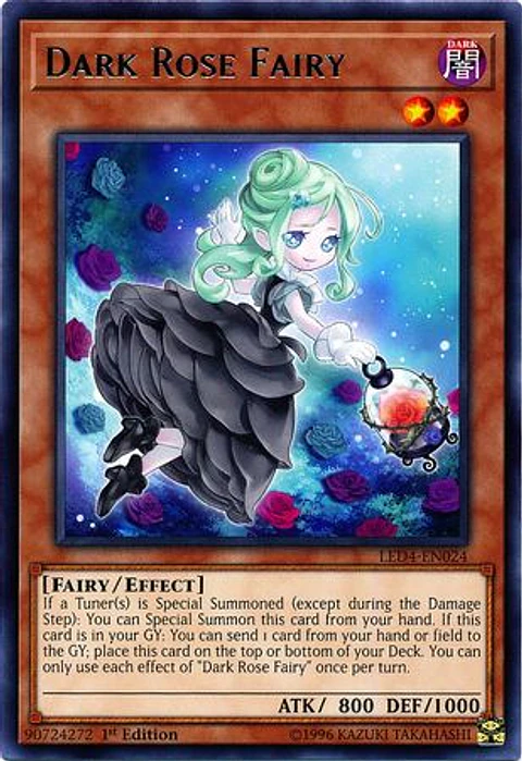 Dark Rose Fairy - LED4-EN024 - Rare