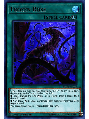 Frozen Rose - LED4-EN026 - Ultra Rare 