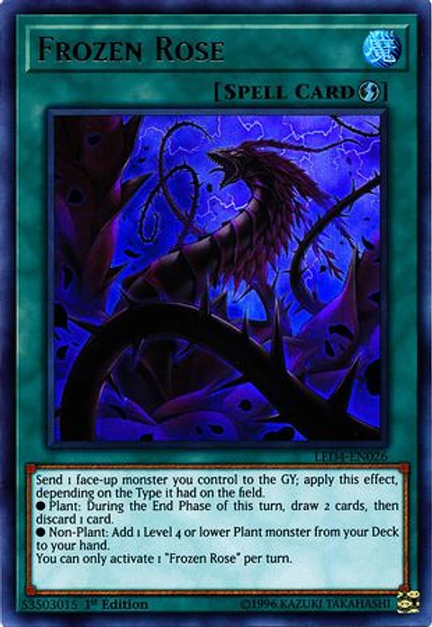 Frozen Rose - LED4-EN026 - Ultra Rare 