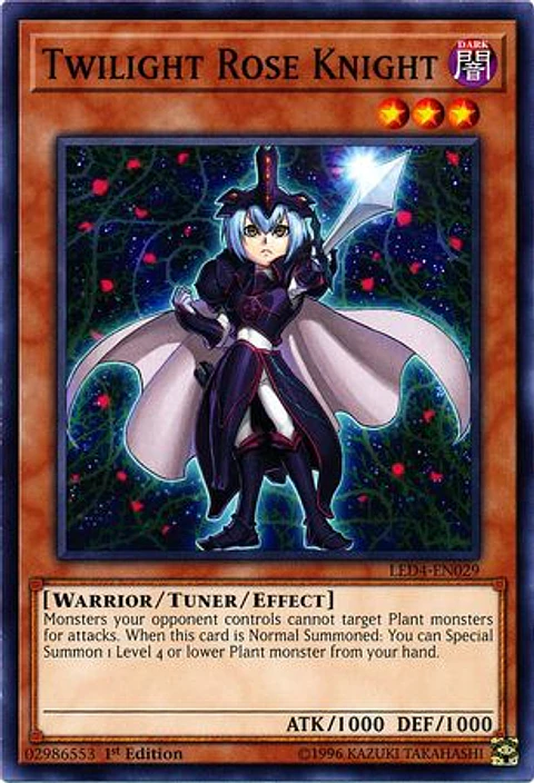 Twilight Rose Knight - LED4-EN029 - Common 