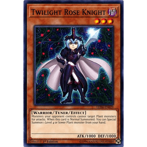Twilight Rose Knight - LED4-EN029 - Common 