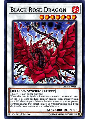 Black Rose Dragon - LED4-EN028 - Common
