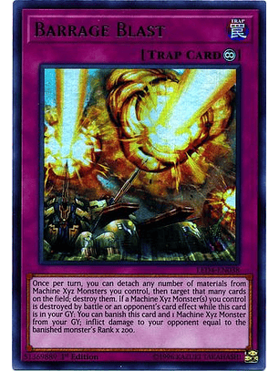 Barrage Blast - LED4-EN038 - Ultra Rare 