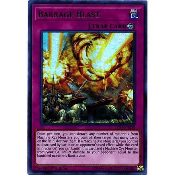 Barrage Blast - LED4-EN038 - Ultra Rare 