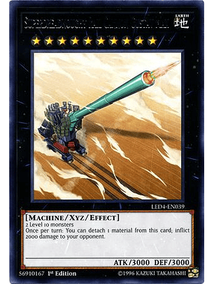 Superdreadnought Rail Cannon Gustav Max - LED4-EN039 - Rare 