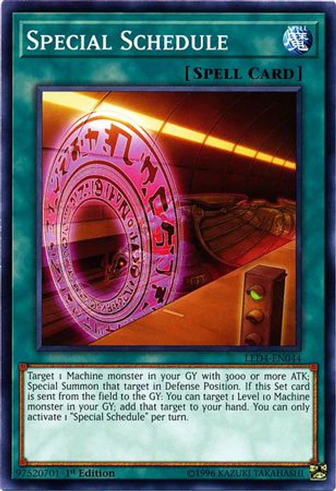 Special Schedule - LED4-EN044 - Common