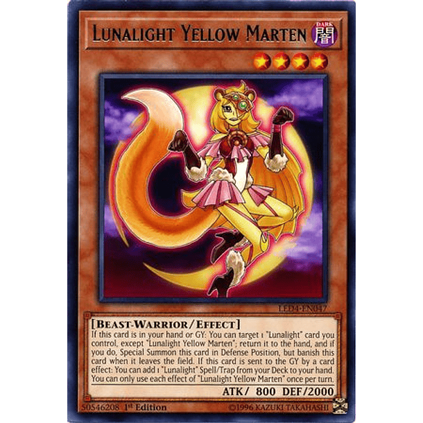 Lunalight Yellow Marten - LED4-EN047 - Rare 