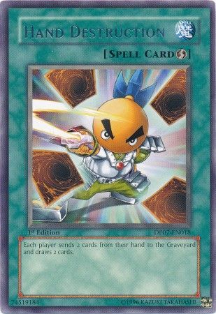 Hand Destruction - DP07-EN018 - Rare (dañada) 1
