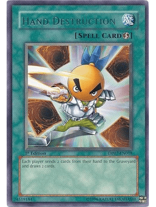 Hand Destruction - DP07-EN018 - Rare (dañada)