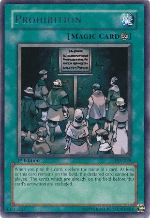 Prohibition - PSV-039 - Rare 1