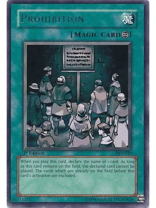 Prohibition - PSV-039 - Rare