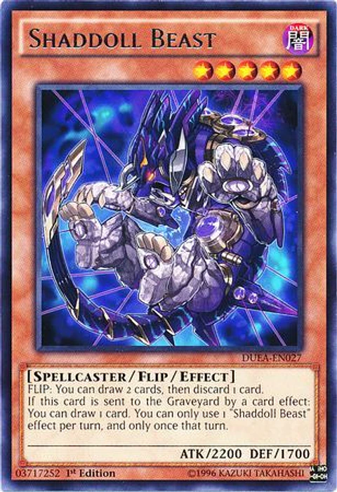 Shaddoll Beast - DUEA-EN027 - Rare