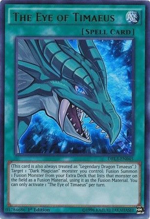 The Eye of Timaeus - DRL3-EN045 - Ultra Rare