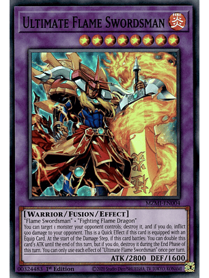 Ultimate Flame Swordsman - MZMI-EN004 - Super Rare
