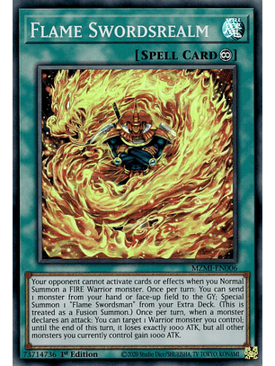 Flame Swordsrealm - MZMI-EN006 - Super Rare