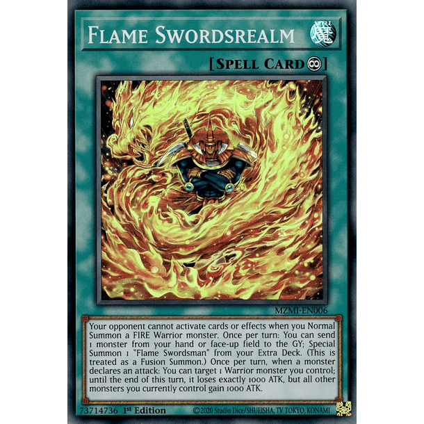 Flame Swordsrealm - MZMI-EN006 - Super Rare