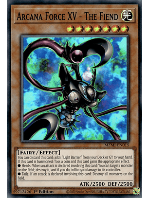 Arcana Force XV - The Fiend - MZMI-EN015 - Super Rare