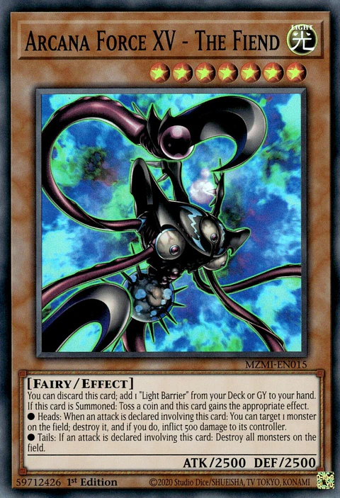Arcana Force XV - The Fiend - MZMI-EN015 - Super Rare