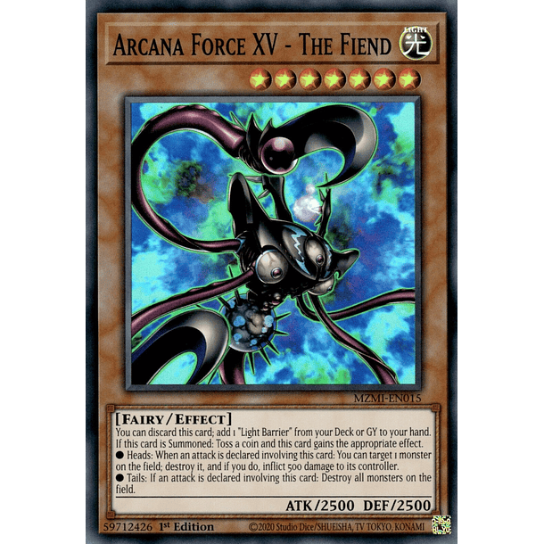 Arcana Force XV - The Fiend - MZMI-EN015 - Super Rare