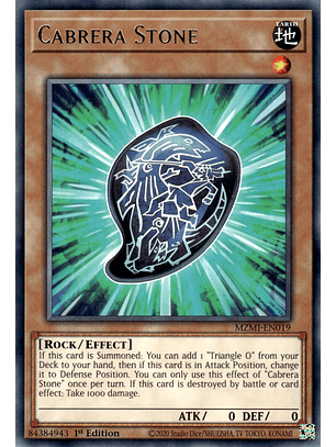 Cabrera Stone - MZMI-EN019 - Rare
