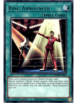 Ring Announcer - MZMI-EN026 - Rare
