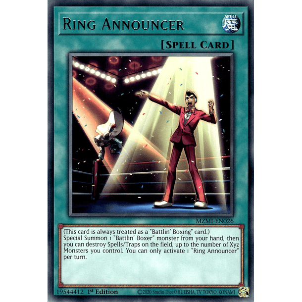Ring Announcer - MZMI-EN026 - Rare