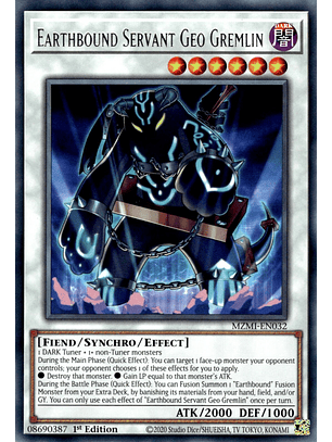 Earthbound Servant Geo Gremlin - MZMI-EN032 - Rare