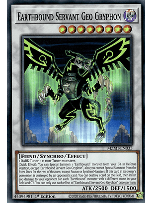 Earthbound Servant Geo Gryphon - MZMI-EN033 - Super Rare