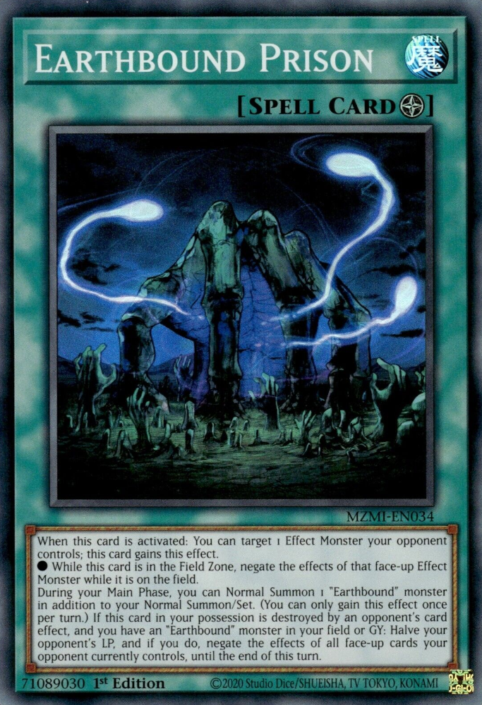 Earthbound Prison - MZMI-EN034 - Super Rare 1