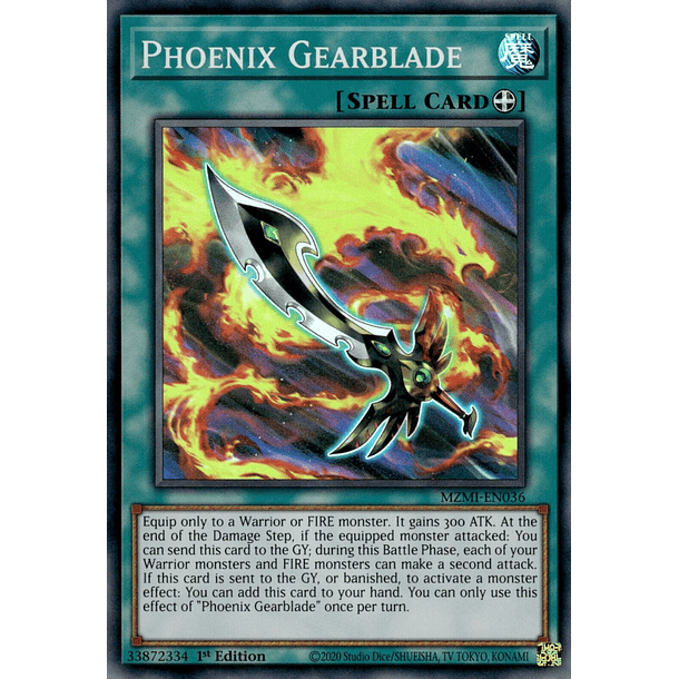 Phoenix Gearblade - MZMI-EN036 - Super Rare