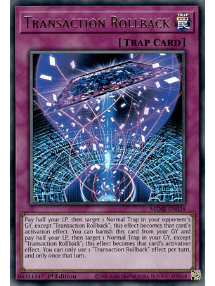 Transaction Rollback - MZMI-EN038 - Ultra Rare