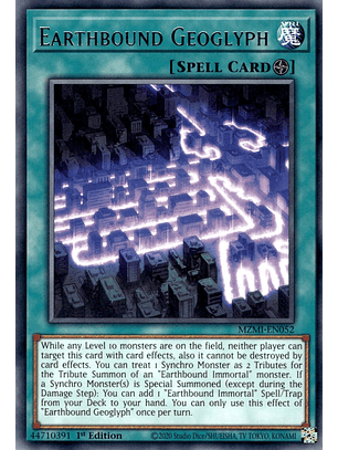 Earthbound Geoglyph - MZMI-EN052 - Rare