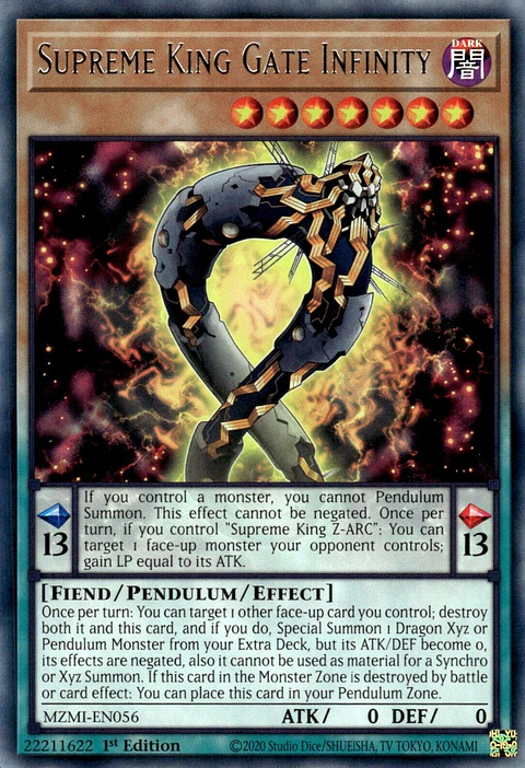 Supreme King Gate Infinity - MZMI-EN056 - Rare 