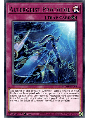 Altergeist Protocol - MZMI-EN068 - Rare