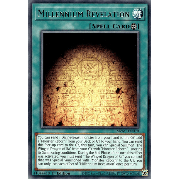 Millennium Revelation - MZMI-EN070 - Rare